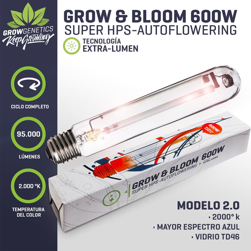 Ampolleta Grow & Bloom 600W