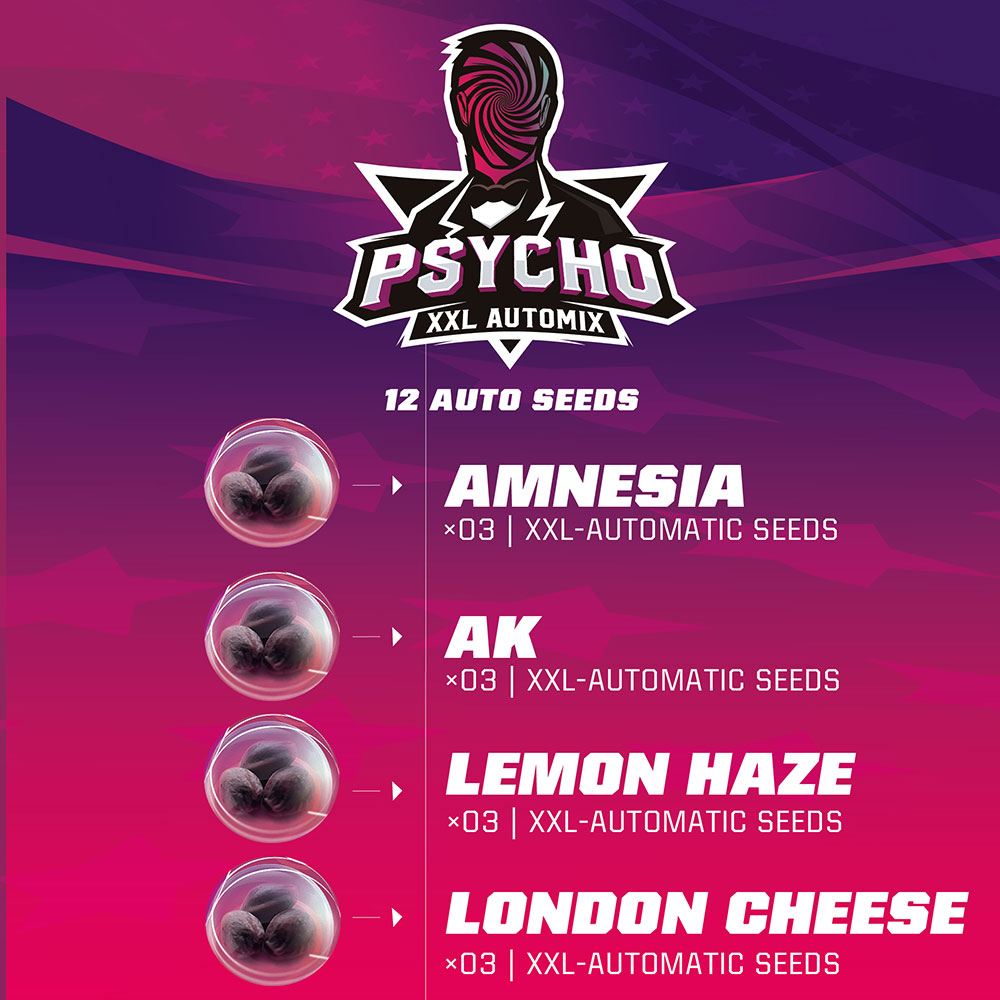 Psycho XXL Automix X12 – BSF Seeds