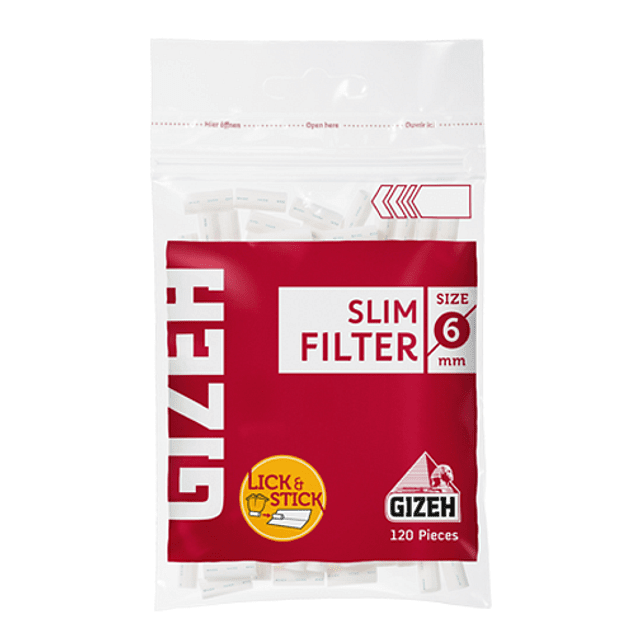 Filtros Gizeh Slim 6mm