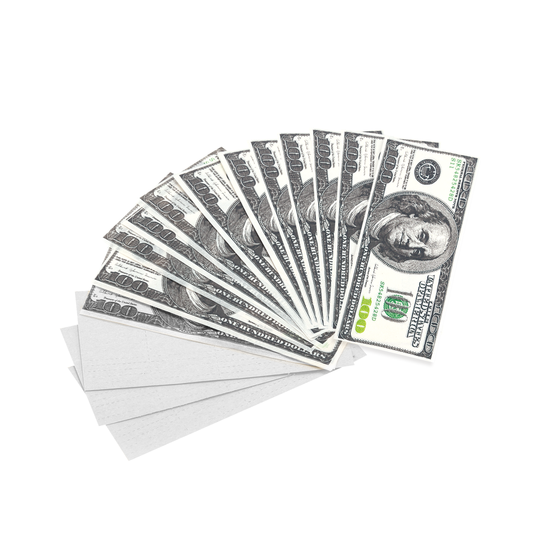 Papelillos Dolar + boquillas (10uds)