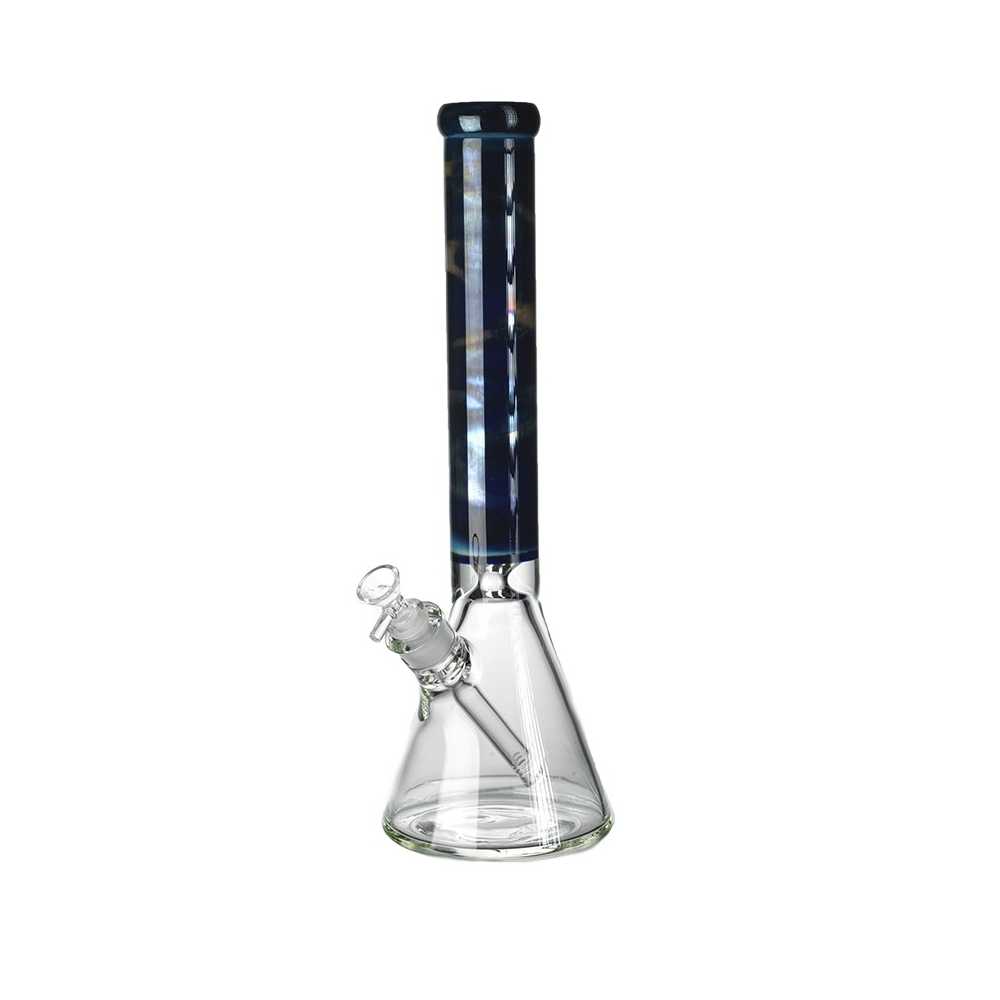 BEAKER AHUMADO EN PLATA AZUL