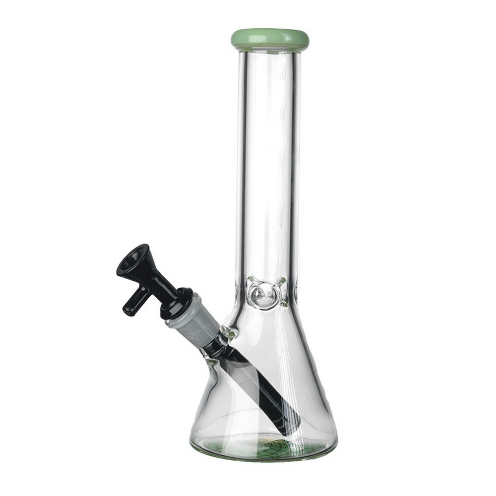 BEAKER VERDE TRANSPARENTE