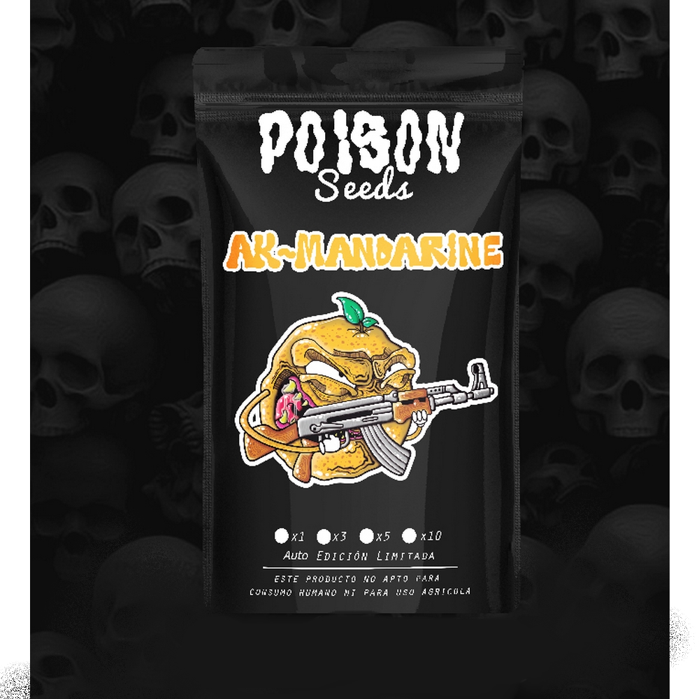 Ak Mandarine Auto POISON SEEDS.