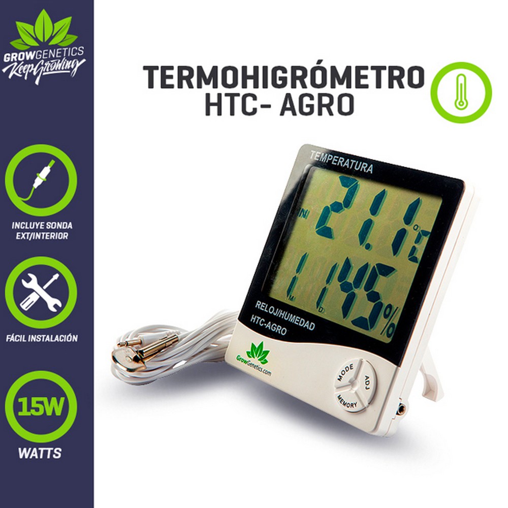 Termohigrómetro Digital Grow Genetics