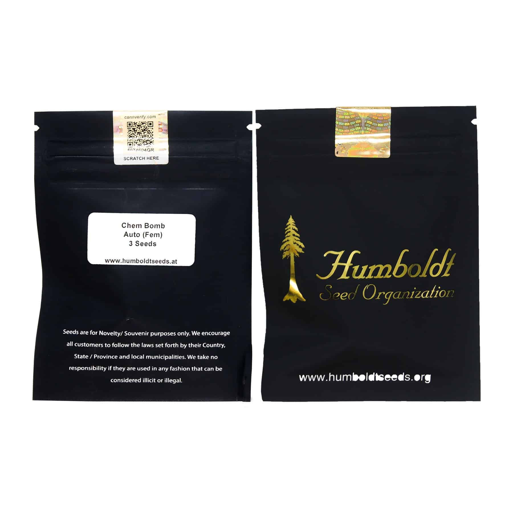 15607.jpg Pack Humboldt Seeds Chem Bomb Auto X3