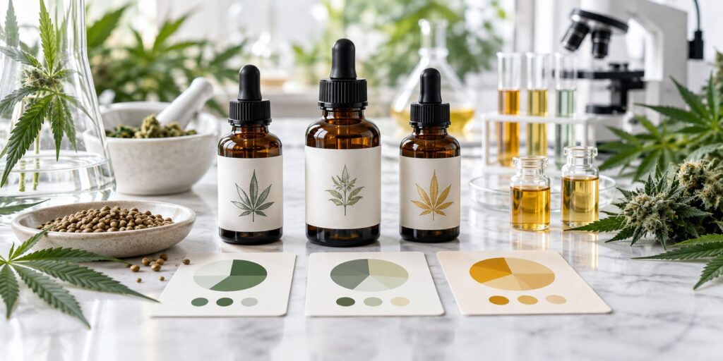 Cannabinoides especiales CBD CBG y perfiles modernos