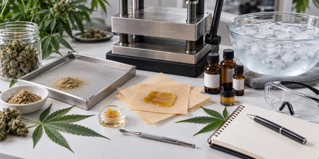 Tipos de extracciones de cannabis explicadas de forma segura